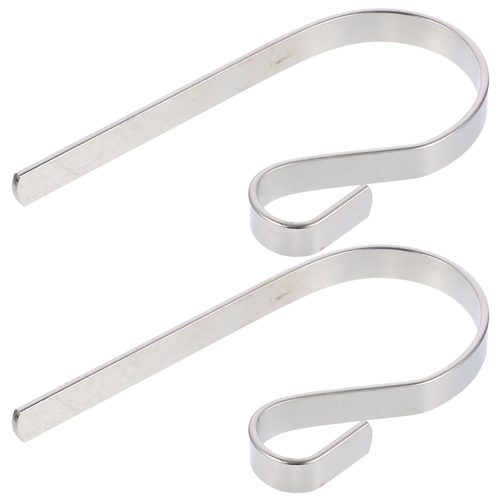 

2Pcs Iron Fireplace Hooks Christmas Stocking Hangers with Decorative Design for Mantel Gift Hanging Xmas Metal Stocking Holder