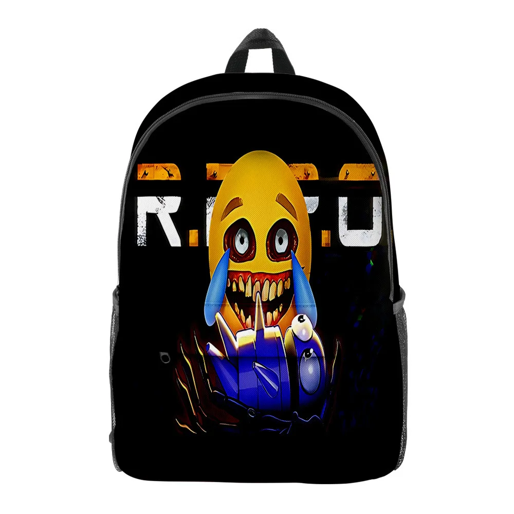 Games R.E.P.O Backpack Schoolbag Oxford Cloth Waterproof Boys Girls High-Capacity Repo 3D Printed Cartoon Schoolbag