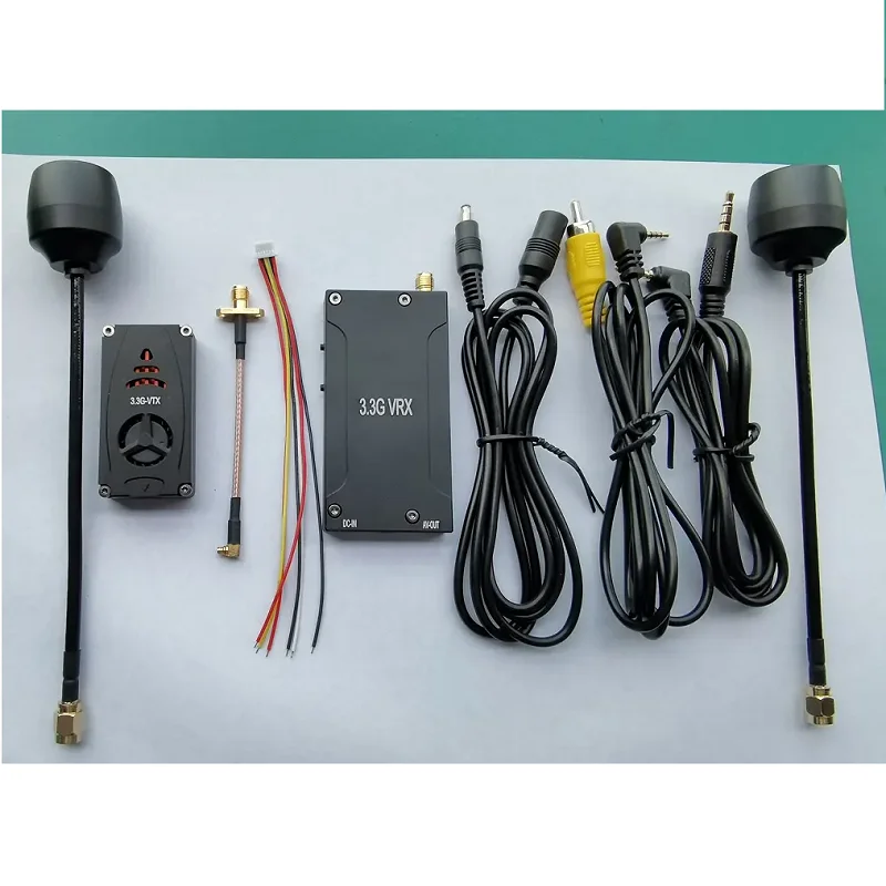 F33F 3.3G VTX 3W Long Range Video Transmitter F33R Image Receiver FPV VTX VRX for Racing  Parts