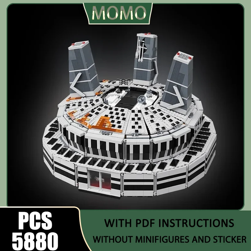 

Popular Movie Model Moc Building Blocks Star Labs Model Technology Bricks DIY Assembly Famous Scene Construction Toy HolidayGift
