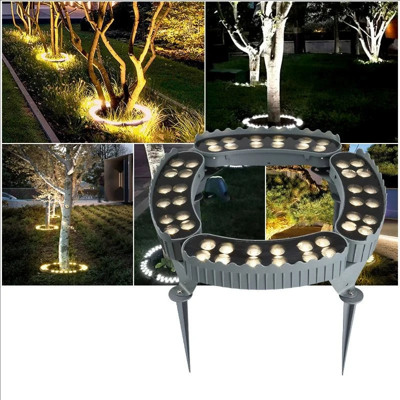 

Tree Circular 360 Degree Lawn Lamp Free Splicing Single Lamp 12W 110V220 Led Tree Holding Lamp Ip65 Waterproof Garden Lawn Large