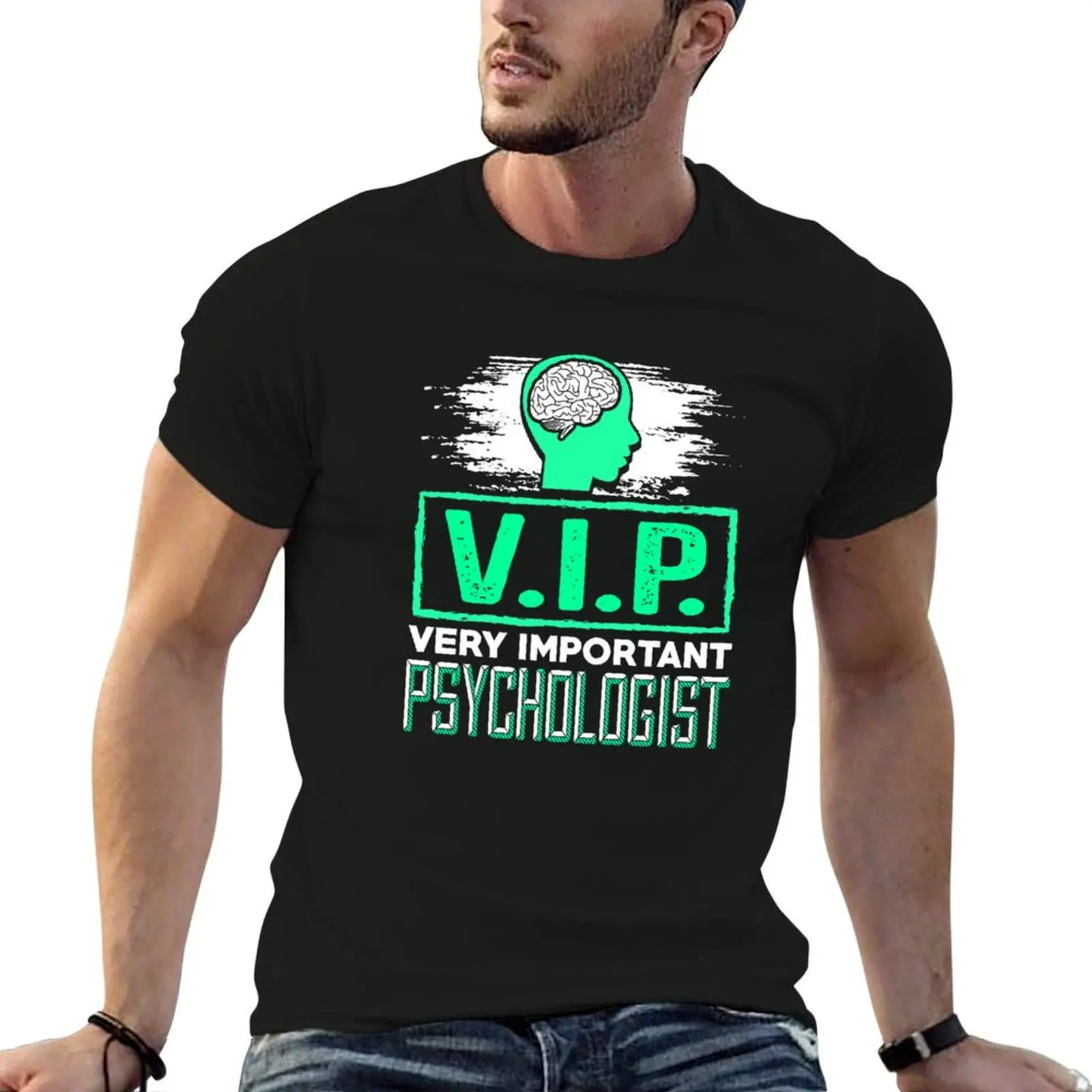 VIP Very Important Psychologist Therapist T-Shirt Holiday All Match T-Shirt