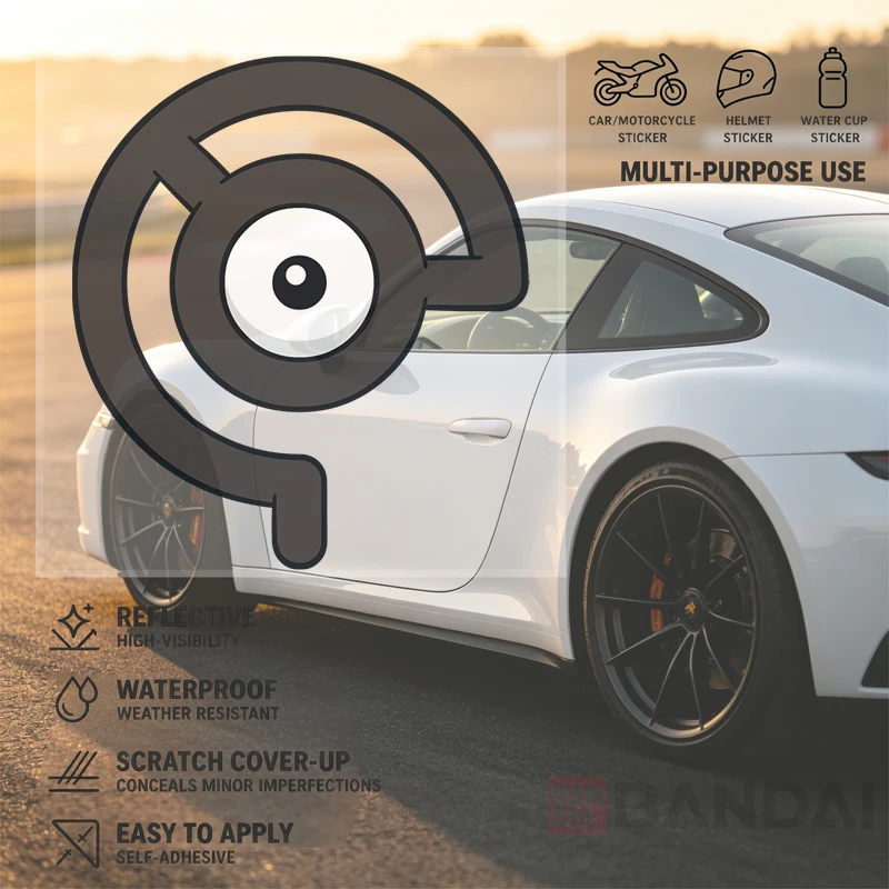 Car Stickers Cartoon Vinyl Decal Waterproof Die Cut for Motorcycle Helmet Laptop Windshield Auto Decor