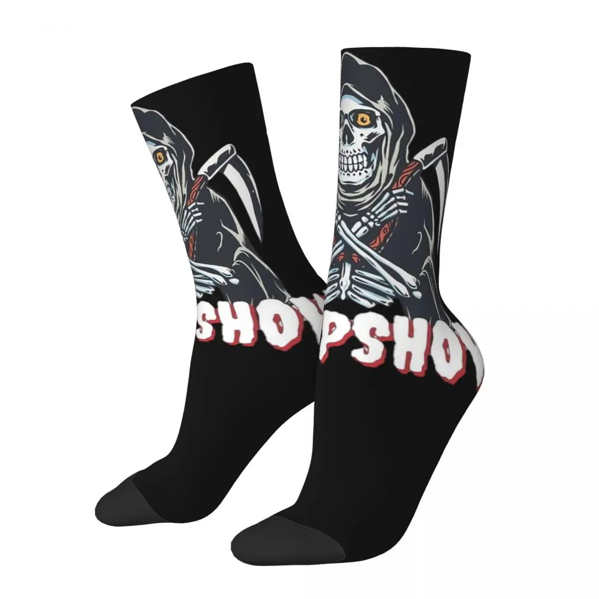 

Cool Creepshow Tour 2023 Halloween Design Theme Print Socks Accessories Spring Autumn Winter Vintage Soft Long Socks Non-slip