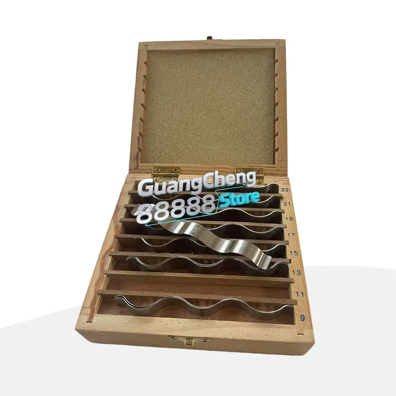 Metric corrugated parallel horns, imperial nine pairs, machine mattress irons, parallel gauge blocks