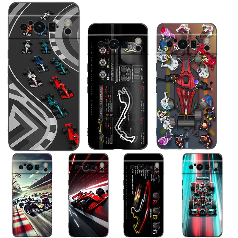 

Nurburgring F1 Circuit Phone Case Cover for Google Pixel 9 8 7 6 7A 6A Pro Shockproof Soft TPU 9 Pro XL Shell Capas Fundas