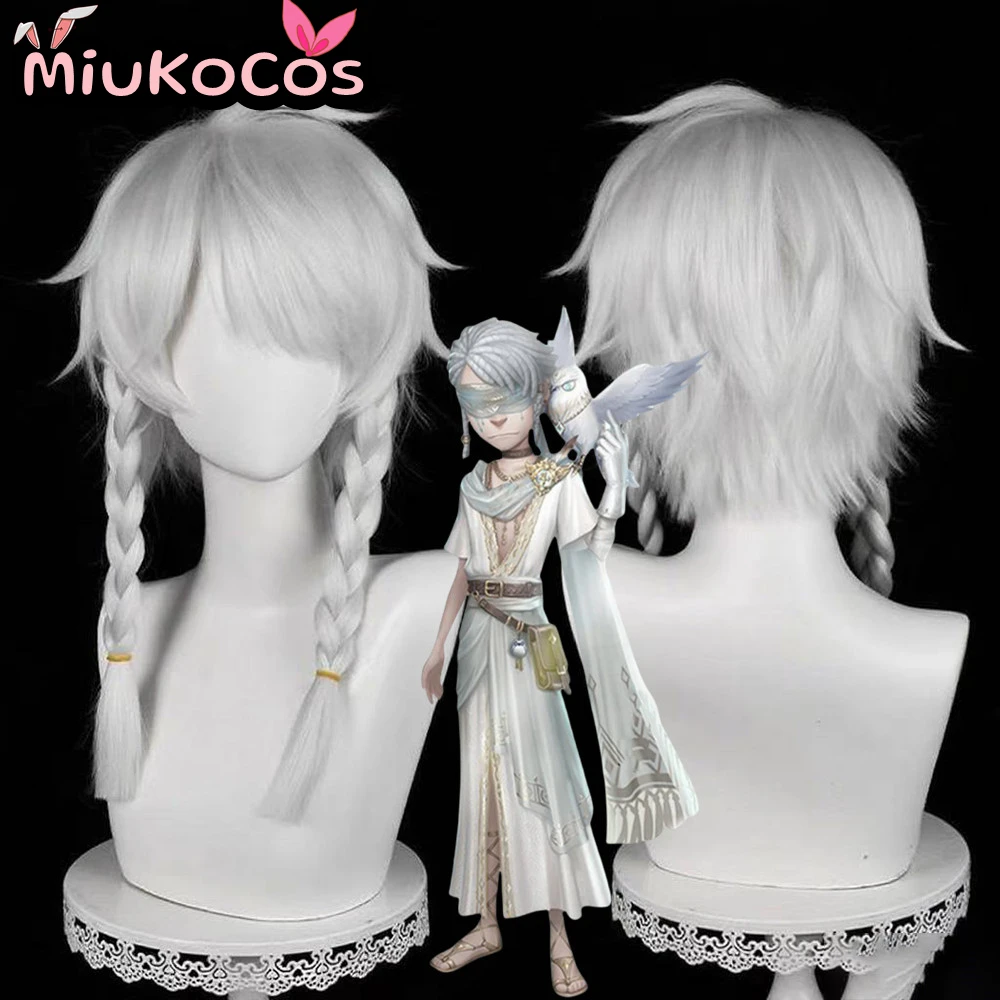 

В НАЛИЧИИ Ночные часы Grave Keeper Seer Eli Clark Белый парик для косплея MiukoCosplay Game Identity V Косплей парик