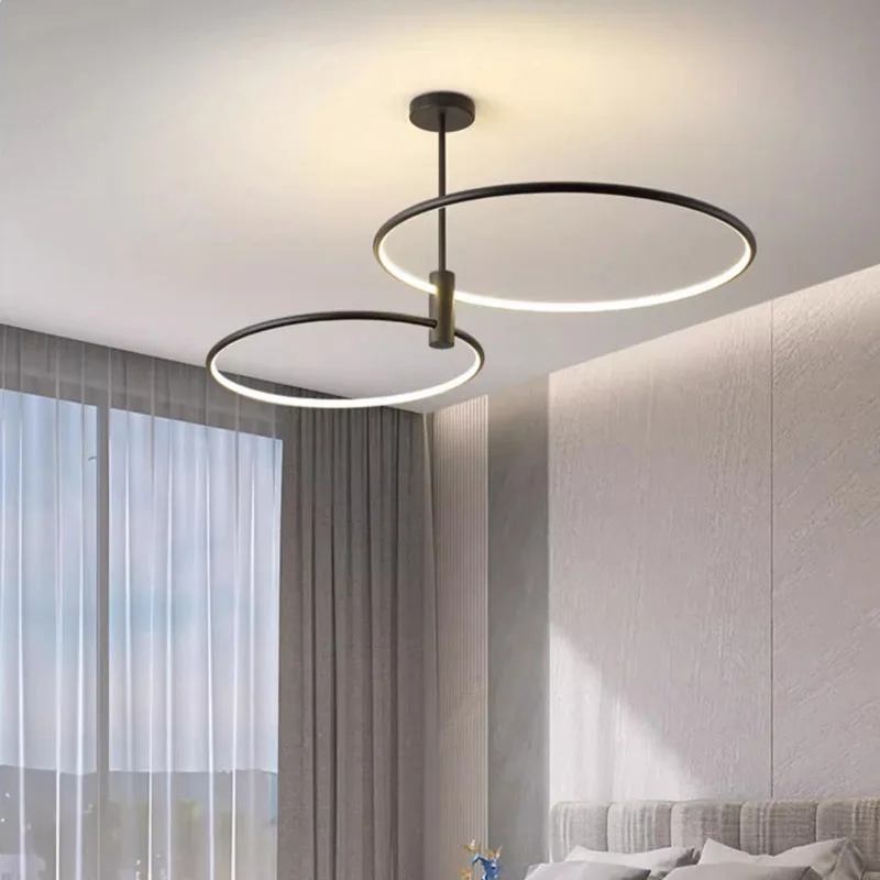 Plafonnier LED au Design Nordique Créatif, Luminaire Décoratif de Plafond, Idéal pour un Salon ou une Chambre à Coucher