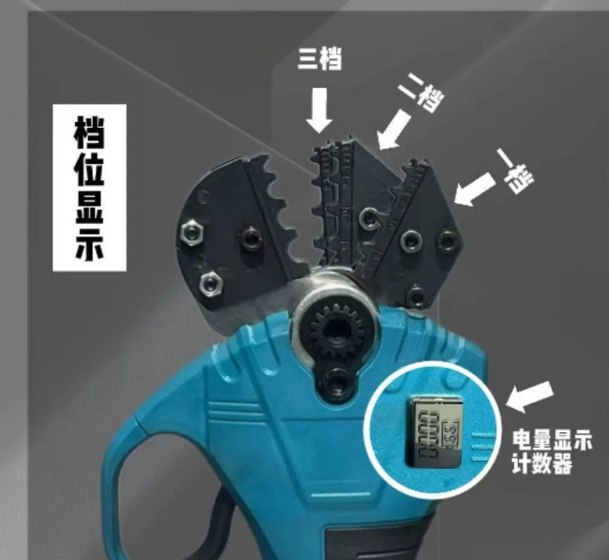 Rechargeable Electric Crimping Tool EW-50X Mini Cold Crimper for Pre-Insulated Tubular Bare Terminals