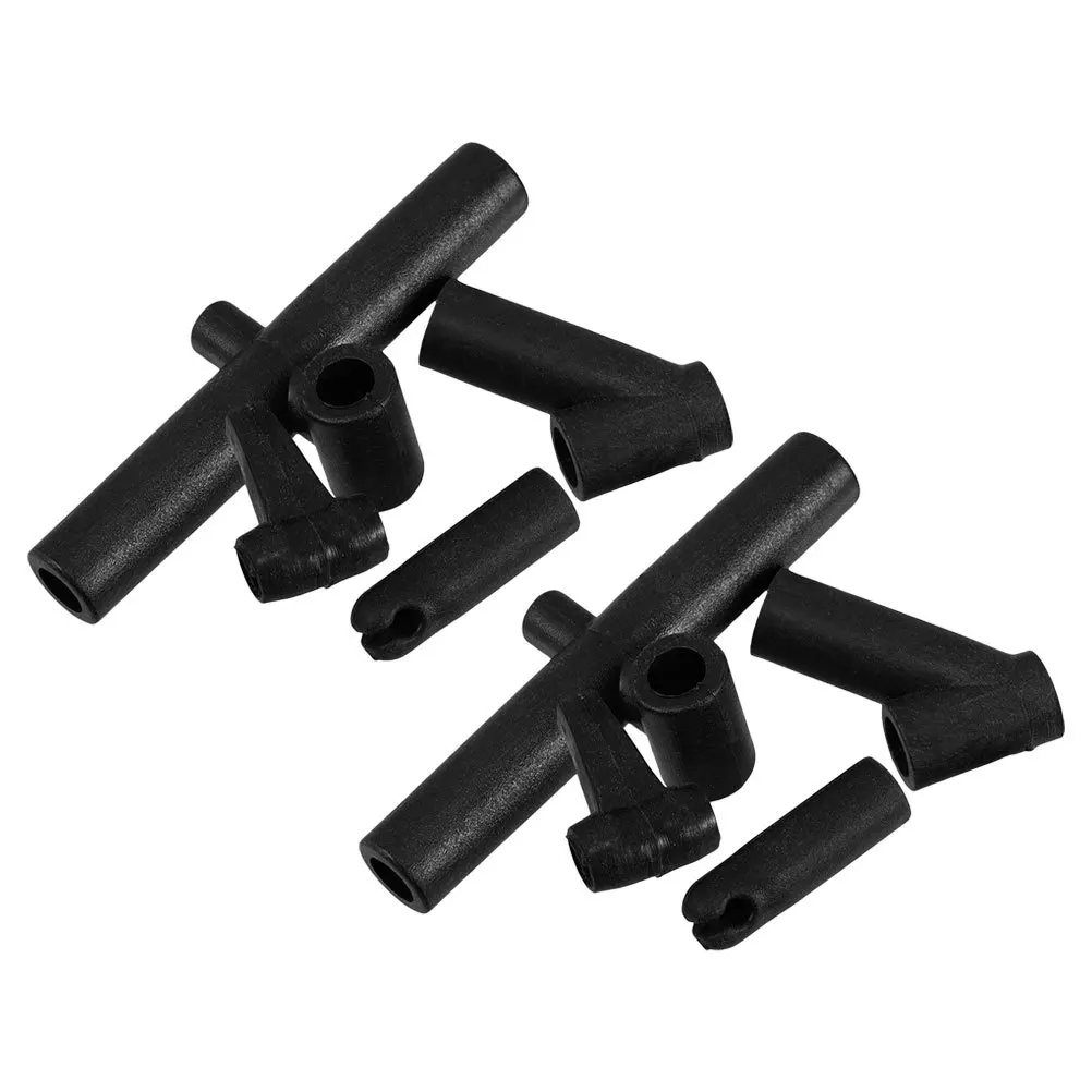 2Sets DIY Kite Frame Connectors Plastic Tee Support Sticks for Building Repair Durable Plastic Kite Accessories for Sports Kites