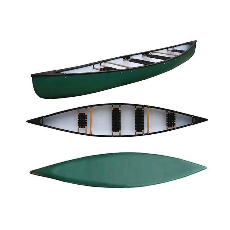 

Nice Quality 16ft 4 Seat Canoe Family Polyethylene Uvioresistant Canoe Boat