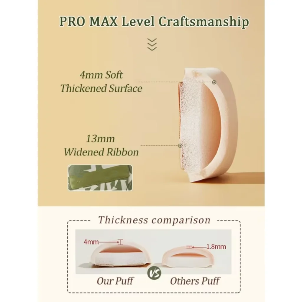 1 Juego de herramientas de belleza, soplo de polvo XL adecuado para base líquida con almacenamiento de cámara, caja de herramientas para esponjas de polvo, herramientas de belleza de viaje