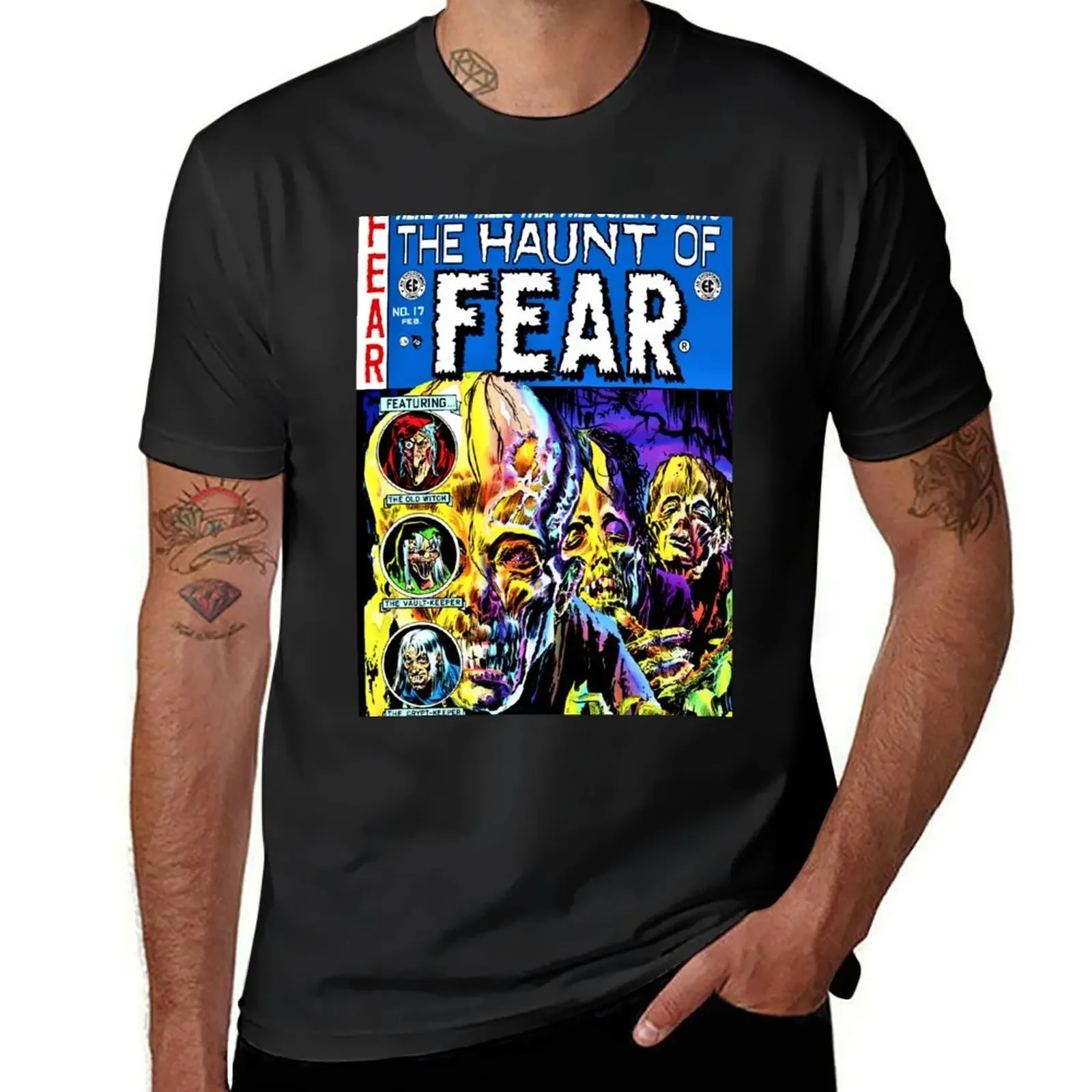 Haunting Fear! T-Shirt boys animal print blanks custom t shirt graphic t shirts mens plain t shirts