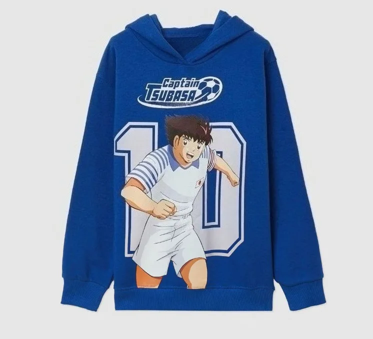 

Худи Captain Tsubasa в винтажном стиле, унисекс, для мужчин и женщин, в стиле хип-хоп, спортивный пуловер, толстовка Kateyes