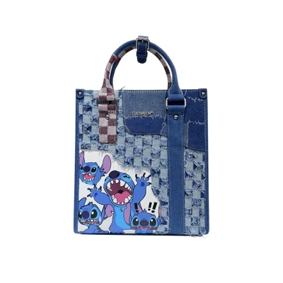 Disney Lilo & Stitch M8113Anime Shoulder Bags Handbag Cartoon Casual Messenger Bag Girl Child Gift