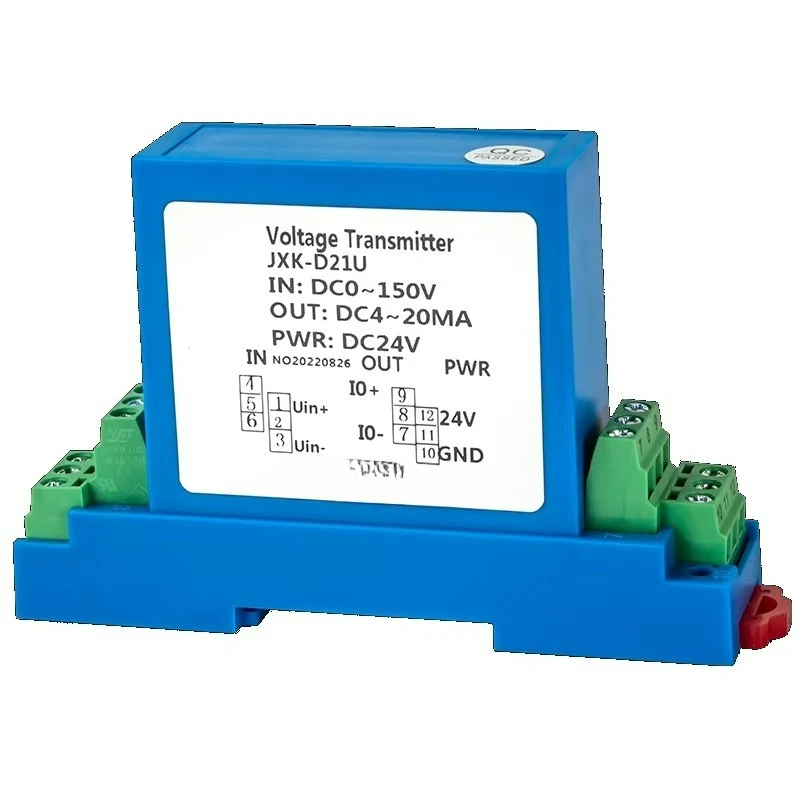 Voltage sensor 1 in 1 out DC24V power supply 0-1000 volts to 4-20 mA