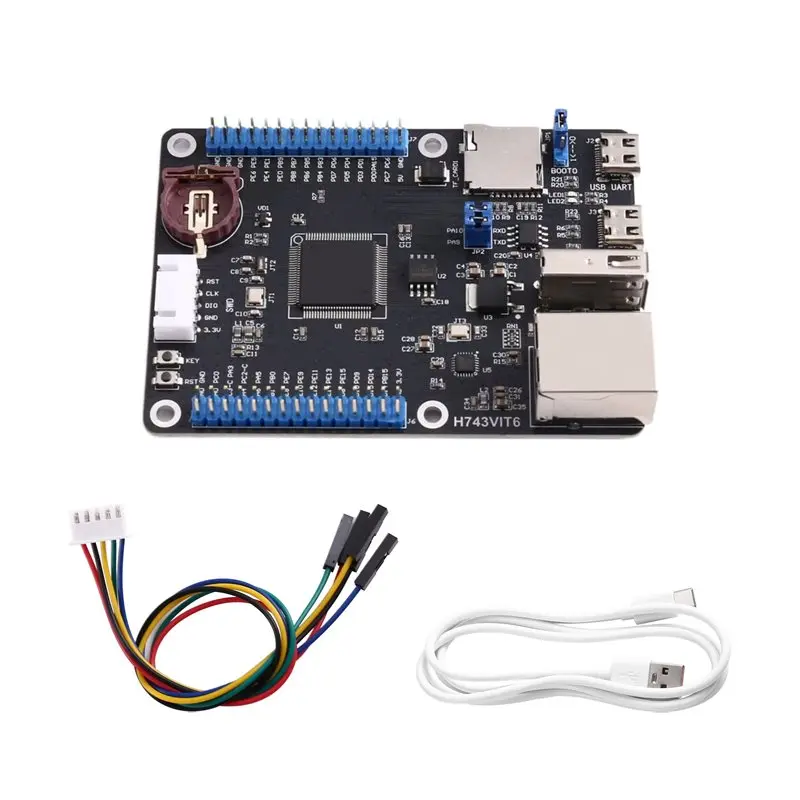 

Плата разработки ABZW STM32H743VIT6, малогабаритная системная плата с поддержкой Ethernet, превосходящая по производительности основную плату STM32F407.