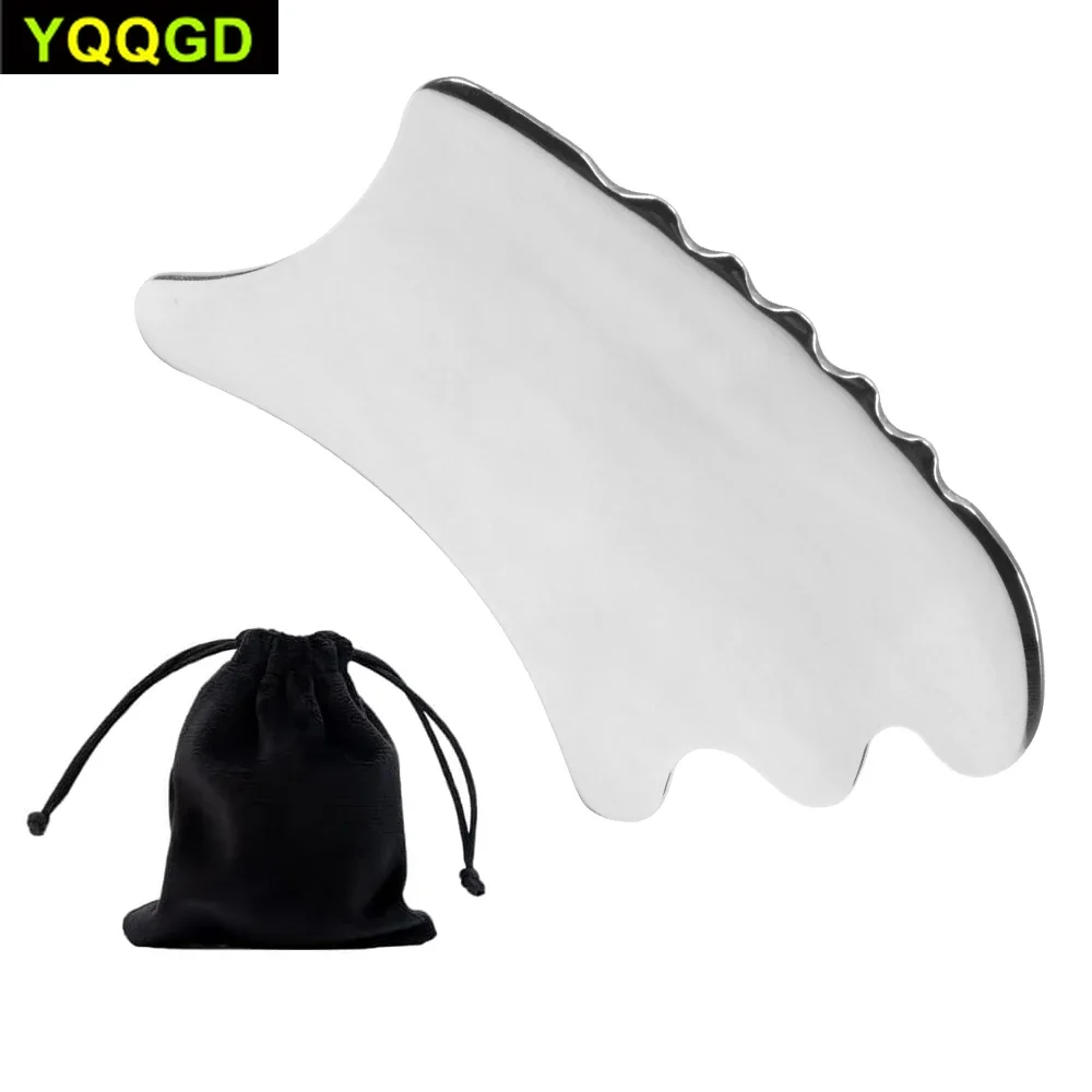 

Stainless Steel Guasha Scraping Massage Scraper Face Massager Tightening Gua Sha Eye Face Board SPA Body Massage Tool