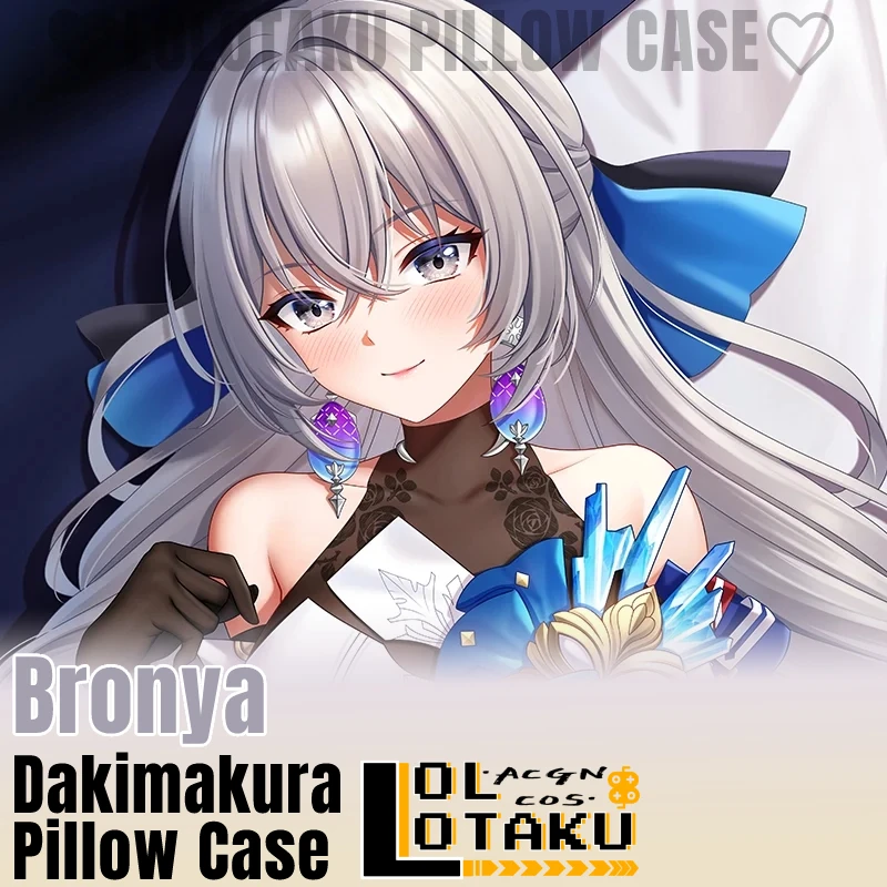 Bronya Dakimakura Honkai Star Rail Pillow Case Hugging Full Body Sexy Cushion Cover Home Bedding Decor Pillowcase Otaku Gift