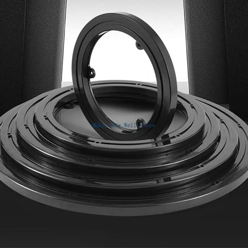  Manual Ball Bearing Rotate Base Smooth 360 Degree Rotation Small Design Strong Plastic Construction For Lab Equipment