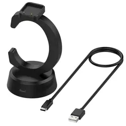C Shaped Vertical Charger Power Adapter Bracket Charger Stand Charging Dock Accessories Smart Watch for Samsung Galaxy Fit 3