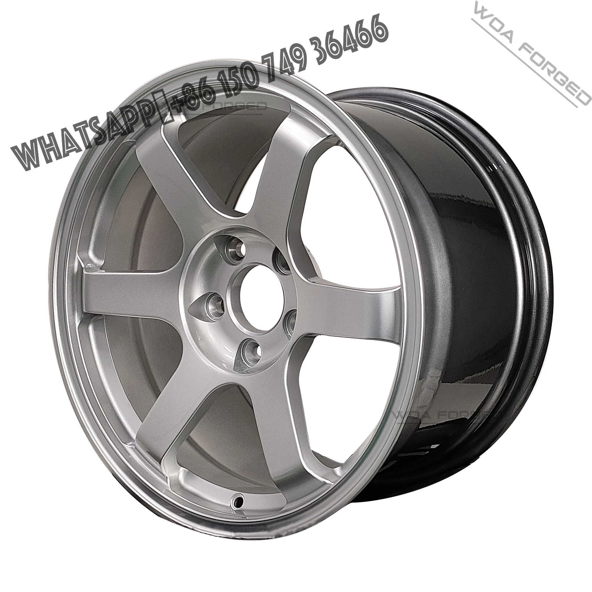 

DOT Sport Lightweight TE37 Deep Recessed Custom Silver 5x120 5x112 5x139.7 Forged Car Wheels for TE37 BMW audi