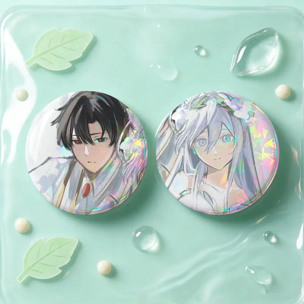 86 -Eighty-Six Anime Badges Button Round Creative Pin Brooch Badge Bag Decor Accessories Fans Collect Friends Gifts