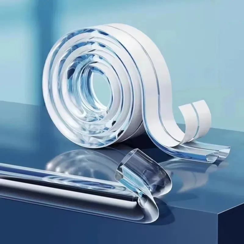 Protector de Esquinas Transparente para Muebles, Tira Protectora Anticolisión para Niños, Protector de Seguridad Suave para Bebés