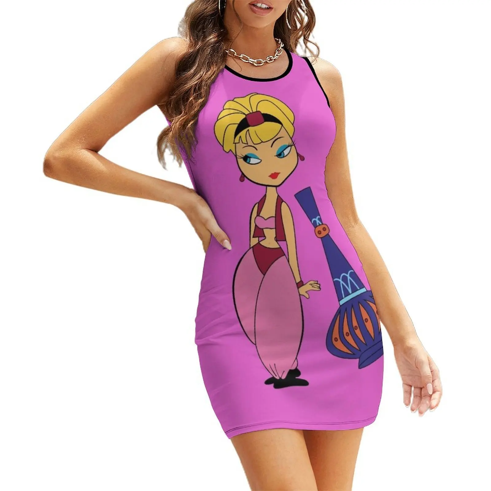 

I Dream of Jeannie Sleeveless Sundress Women's summer dresses women's evening dresses 2025 dresses for prom Woman clothing