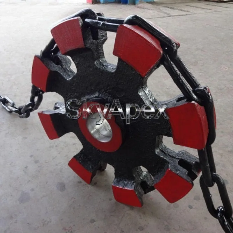 Customizable Bucket Elevator Sprocket for Grain Cement Conveyor Double Pitch Scraper Elevator Mining Crane Use Heavy Duty