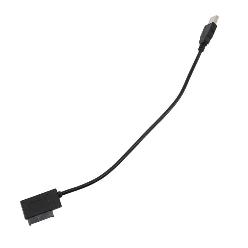 Delicate Texture-5X USB 2.0 To Mini Sata II 7+6 13Pin Adapter Converter Cable For Laptop CD/DVD ROM Slimline Drive