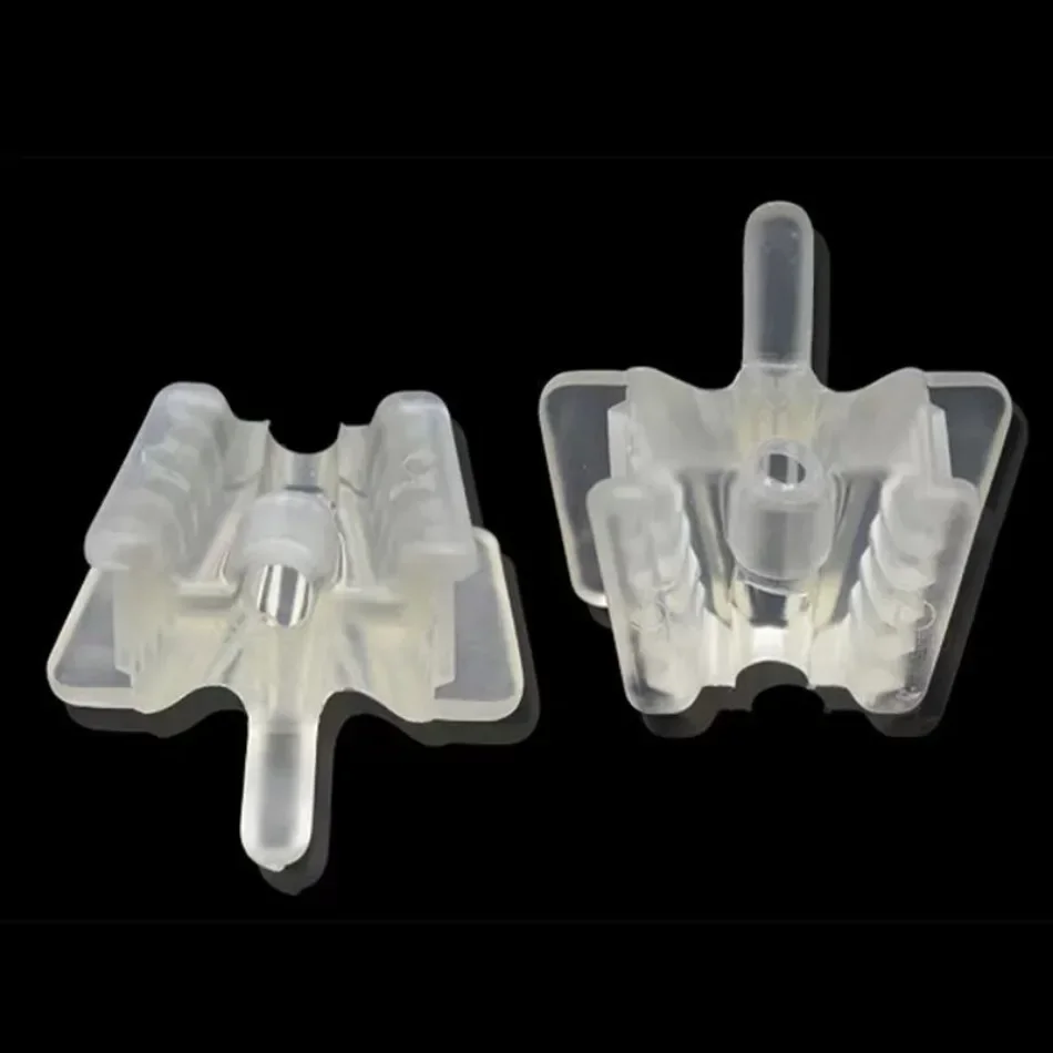 5 Stuks Tandheelkundige Siliconen Mondsteun Met Speeksel Ejector Zuigpunt Occlusal Pad Mondopener Retractor Mondhygiëne Materiaal