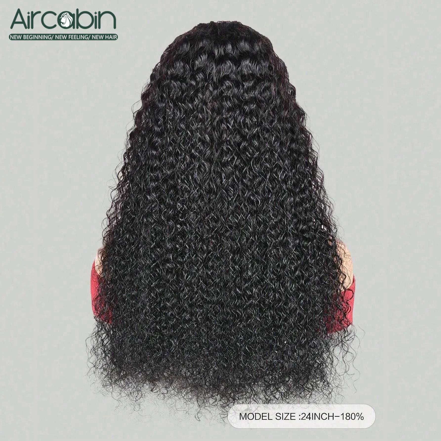 Aircabin Kinky Curly Wigs Human Hair Lace Frontal Wig 30 Inch Brazilian Curly 13x4 Lace Front Wig Wet And Wavy Lace Closure Wigs