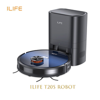 ILIFE T10s Robot Vacuum Cleaner, 2 in 1 Vacuum and Mop, Self-Emptying Station, 3000Pa Suction, LDS Navigation, 150 mins Runtime