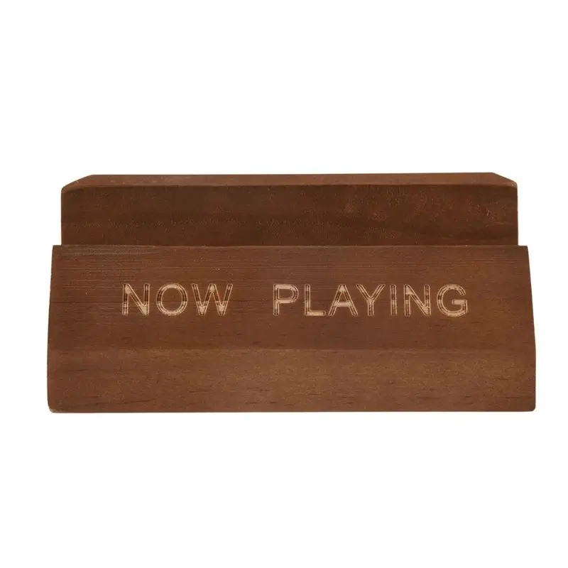 A04G-CD Record Stand Tabletop Holders Deskop Rack Wood Vinyl LP Music Albums Display Album