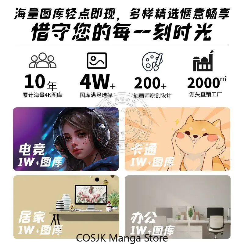 Anime Genshin Impact Custom Table Pad Extended Mouse Pad Large Gaming Desk Mat with Non-Slip Base Computer Desk for PC Gamer - view 3