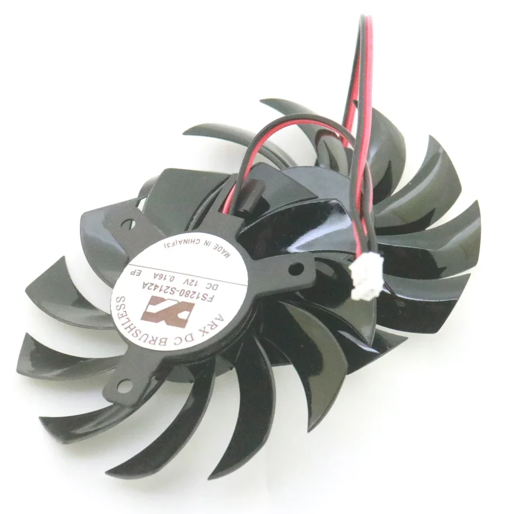 2 pz/lotto FS1280-A1042A 12V 0.16A 75mm 40x40x40mm XFX R7 270 Ventola Di Raffreddamento Della Scheda Grafica 2 fili