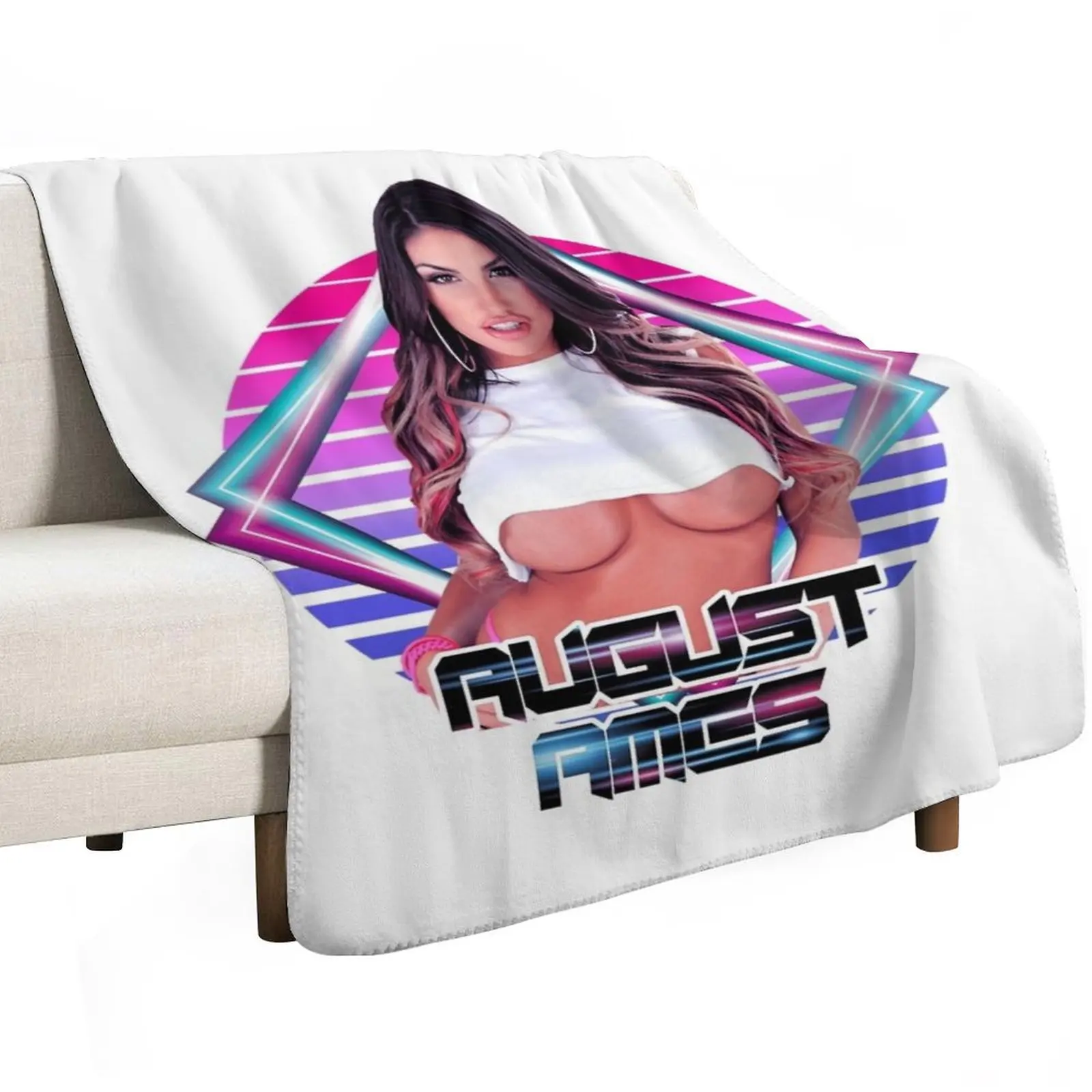 August Ames Throw Blanket Softest Sofa Throw Bed linens Single Multi-Purpose funny gift Blankets