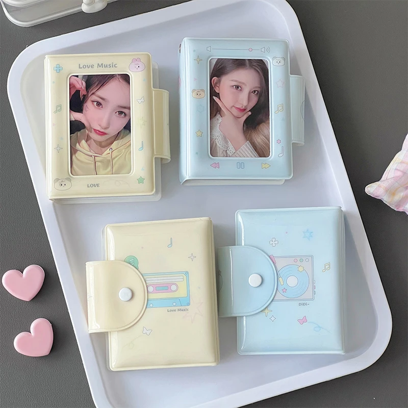 Simplicity 3 Inch Kpop Idol Photo Album Card Storage Photocard Holder INS Photo Album Idol Card Collection Book