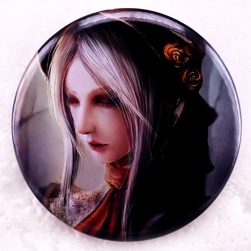 Bloodborne Plain Doll Pinback Button Pin classic game Tinplate Badge Gift Jewelry 58MM