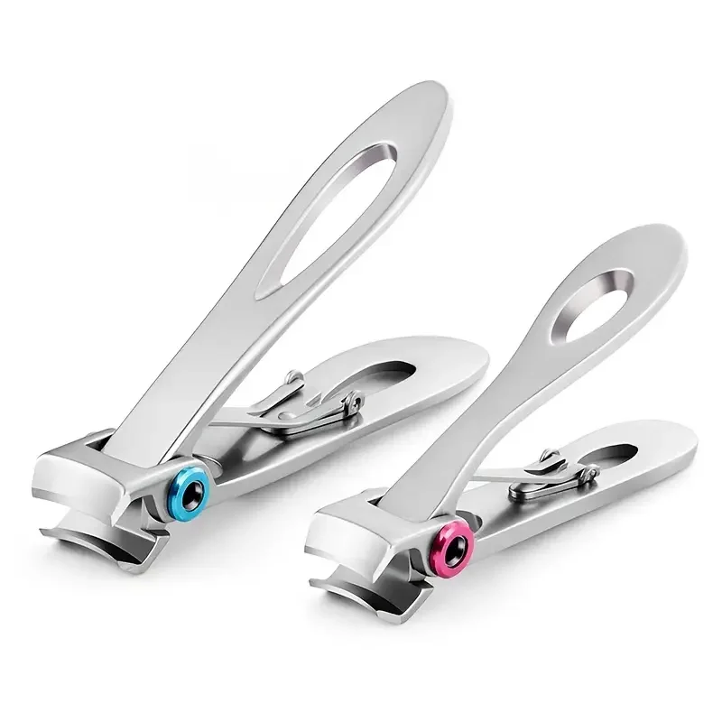 High-Quality Nail Clippers Stainless Steel Two Sizes Are Available Manicure Fingernail Cutter Thick Hard Toenail Scissors Tools