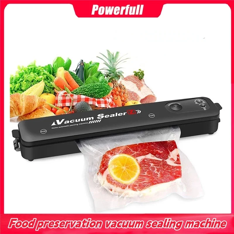 Food Vacuum Sealer Preservation Storage Dry Wet Vacuum Sealer Bags Vacuum Sealer Home Kitchen Package Sealer Power Tools