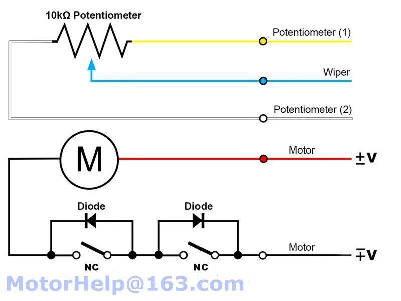 Imagem -03 - Atuador Linear Personalizado com Potenciômetro Feedback da Posição 50 mm 100 mm Curso 90 mm s 1200n Carga 264lbs tipo de M04p 12v 24v