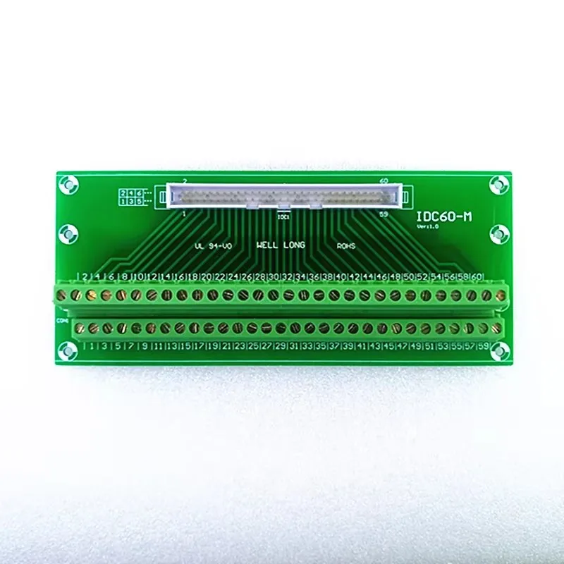 

DC3 60P 2x30Pins Header Breakout Board, Terminal Block, Connector.