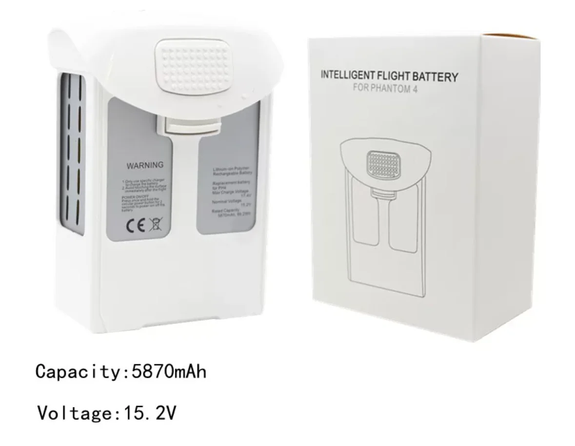 ALLCCX 15.2V 5870mAh Drones Battery CP.PT.00000033.01 for DJI Phantom 4 Pro v2.0, Phantom 4RTK P4, Phantom 4 Pro Plus