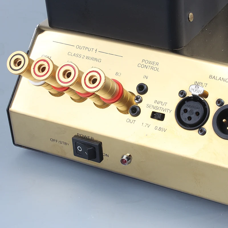 M-076 مضخم الطاقة النقي Power Amp Clone Mcintosh MC75 HiFi Bile Post-mono 2Ω/ 4Ω/8Ω/75W KT88×2 12AX7 12AT7×2 / 220V (زوج واحد)