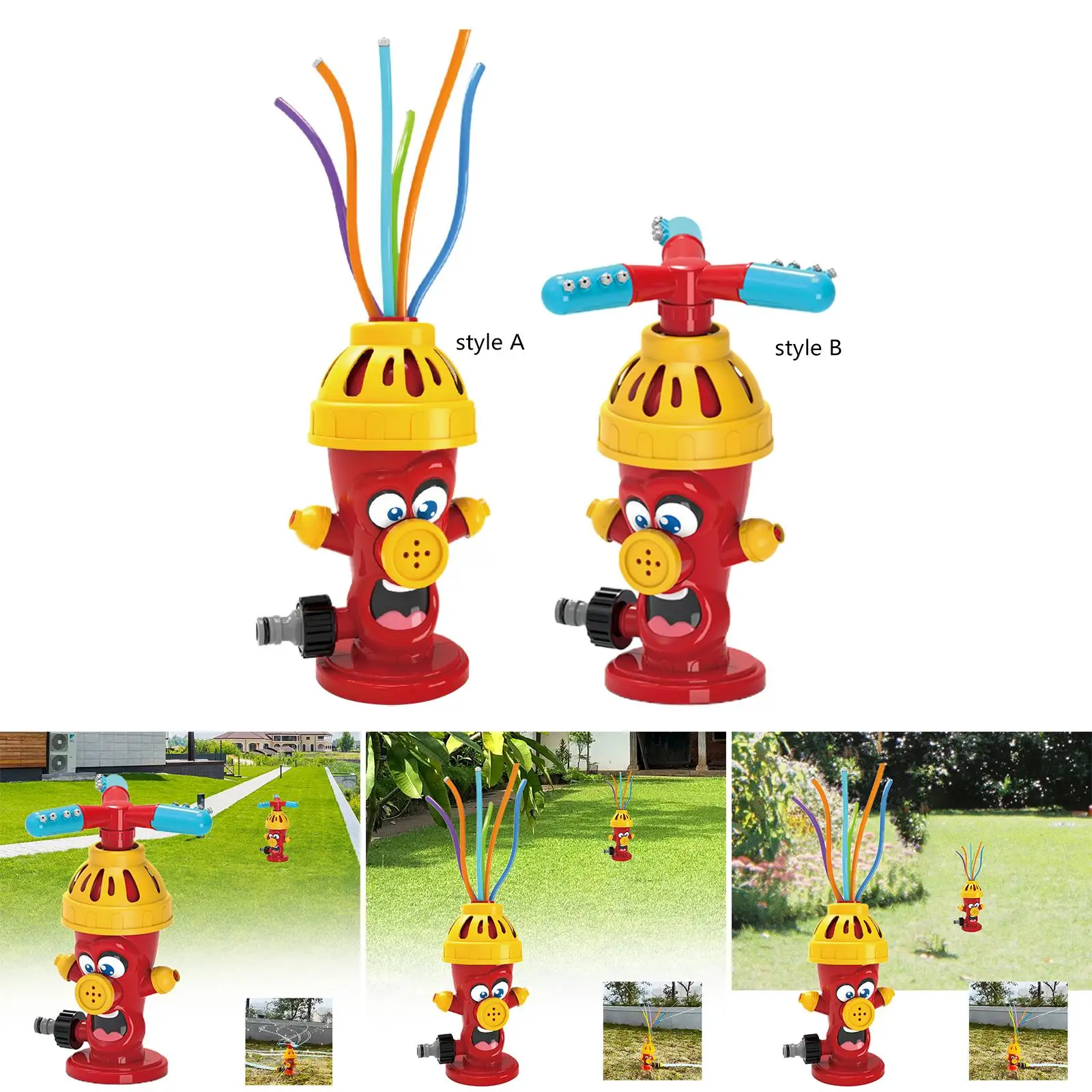 Summer Water Squirter Toy Swimming Pool Water Toy Cartoon ing Toy Water for Garden Yard Outside Activities Family