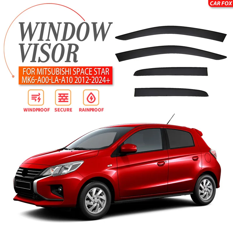 

Для Mitsubishi Space Star 2012-2024 + козырек на окно автомобиля, тент, навесы, лобовое стекло, боковое окно, дождевик, солнцезащитный козырек, Стайлинг автомобиля