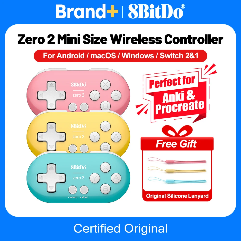 8BitDo Zero 2 Mini 게임패드 리뷰: PC, 스위치, 안드로이드, macOS에서의 사용성 분석