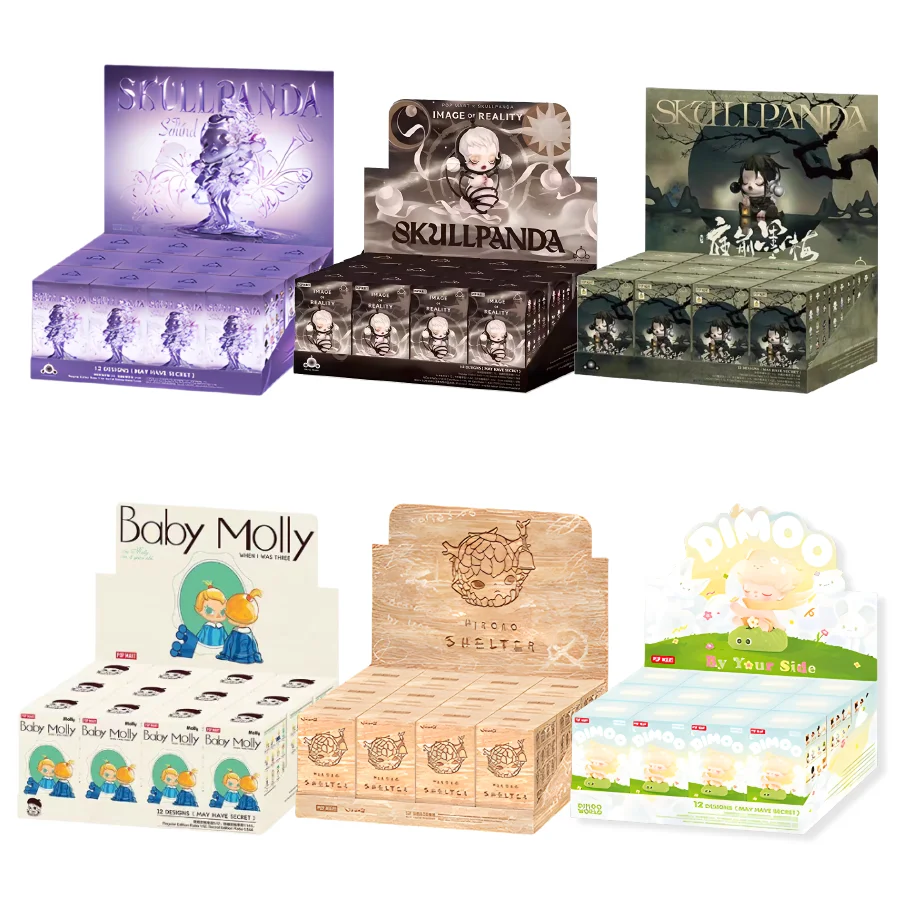 In Stock Genuine Collection Full Box Popular Sp Blind Box Labubu Molly Sp Kubo Collection Desktop Mystery Box Holiday Gifts